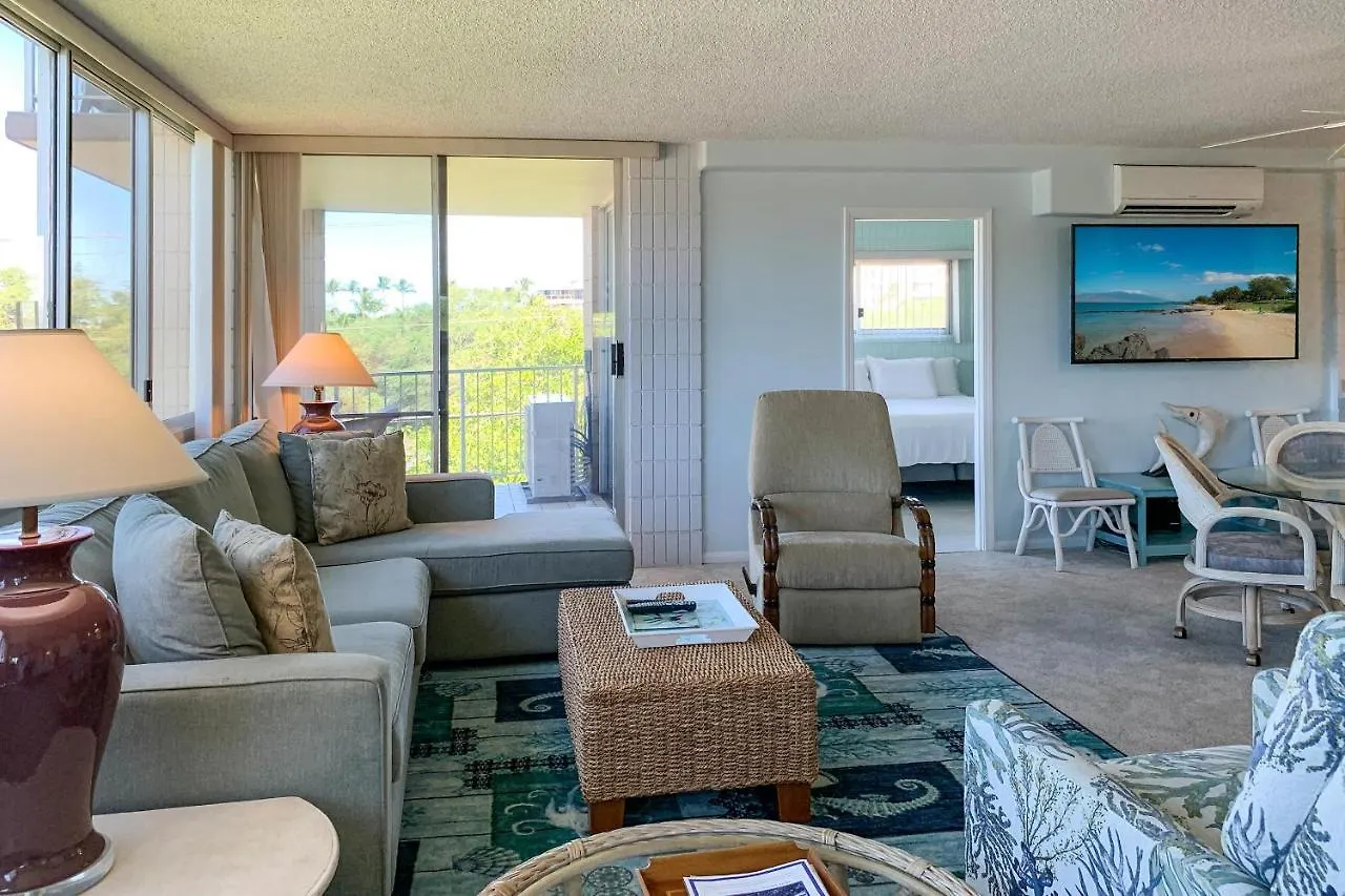 Haleakala Shores A-301, Panoramic Views, Split Ac Wailea  Holiday home